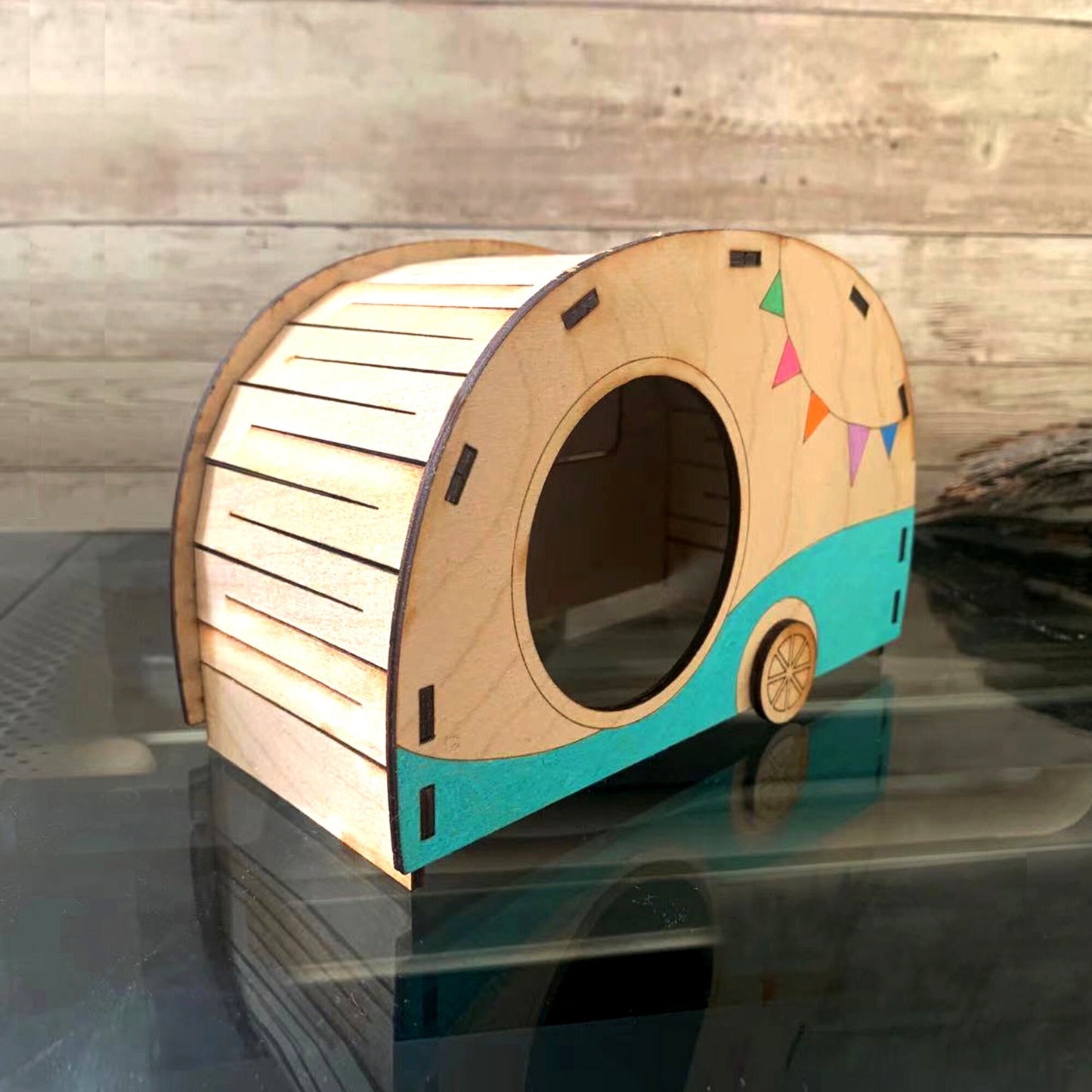 Custom Hamster hideout/ hamster RV party/ cage accessory/ memorable hamster cage