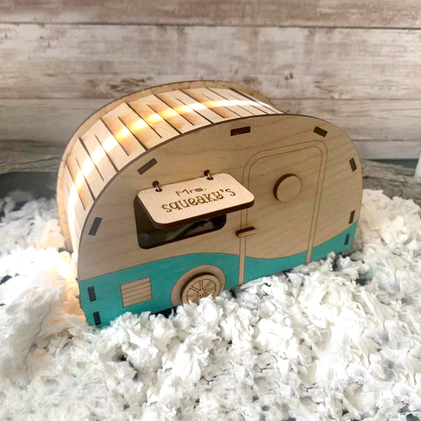 Custom Hamster hideout/ hamster RV party/ cage accessory/ memorable hamster cage