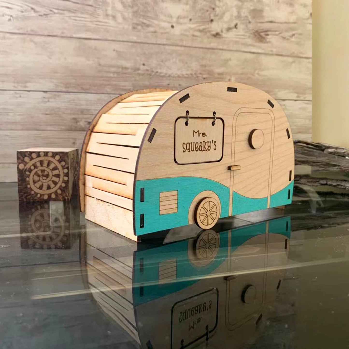 Custom Hamster hideout/ hamster RV party/ cage accessory/ memorable hamster cage